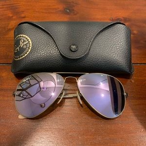 Ray Bans - purple aviators